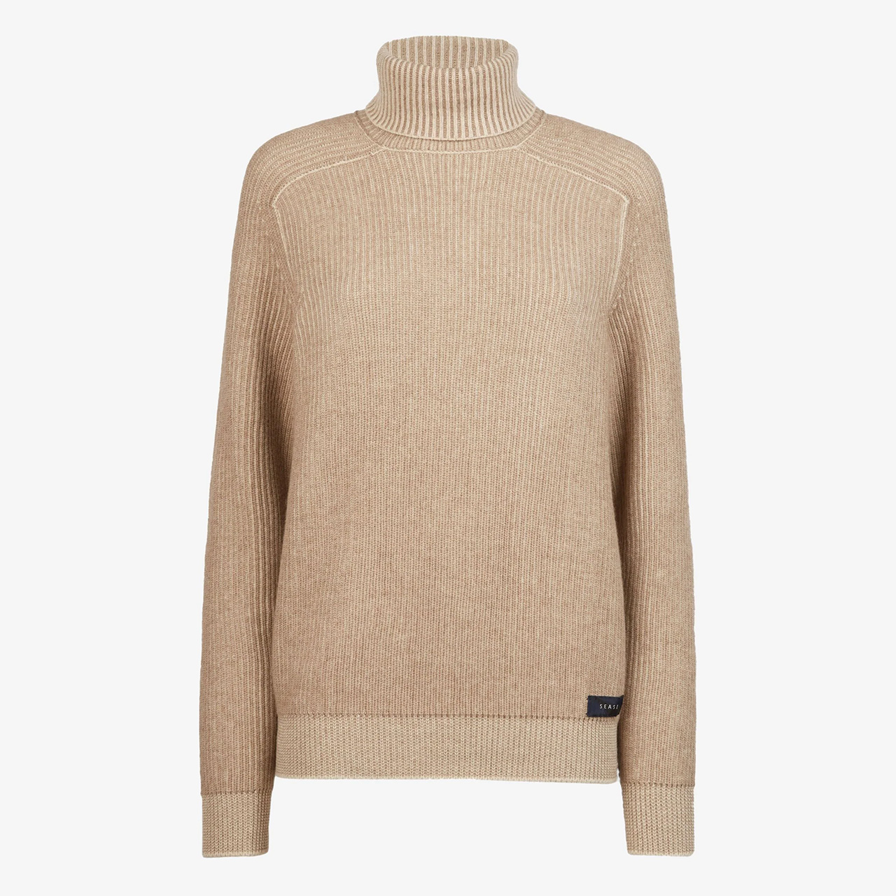 ロロピアーナ ベージュ ニット ネックウォーマー ロロピアーナ